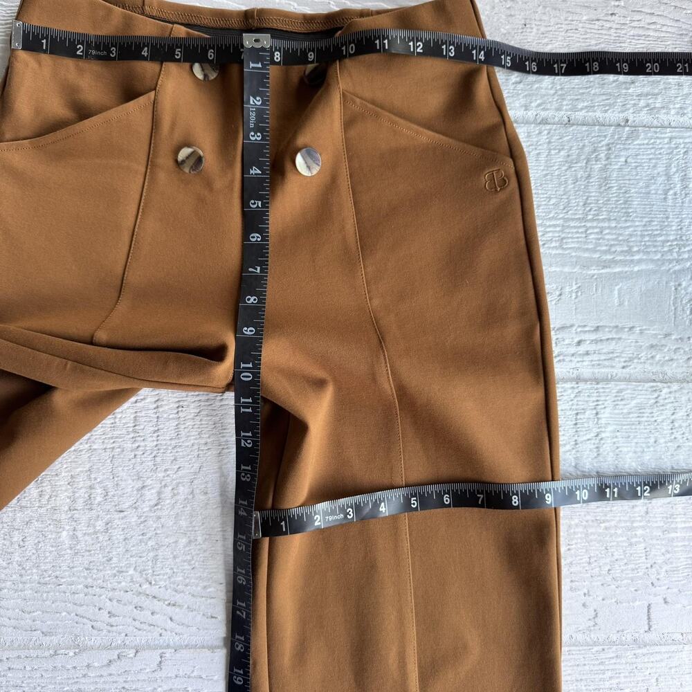 Betabrand Pants Womens Medium Brown Sailor High Rise Dress Yoga Trousers Flared - Picture 8 of 10